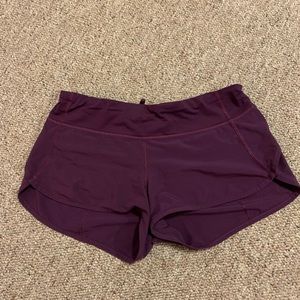 Lululemon purple shorts